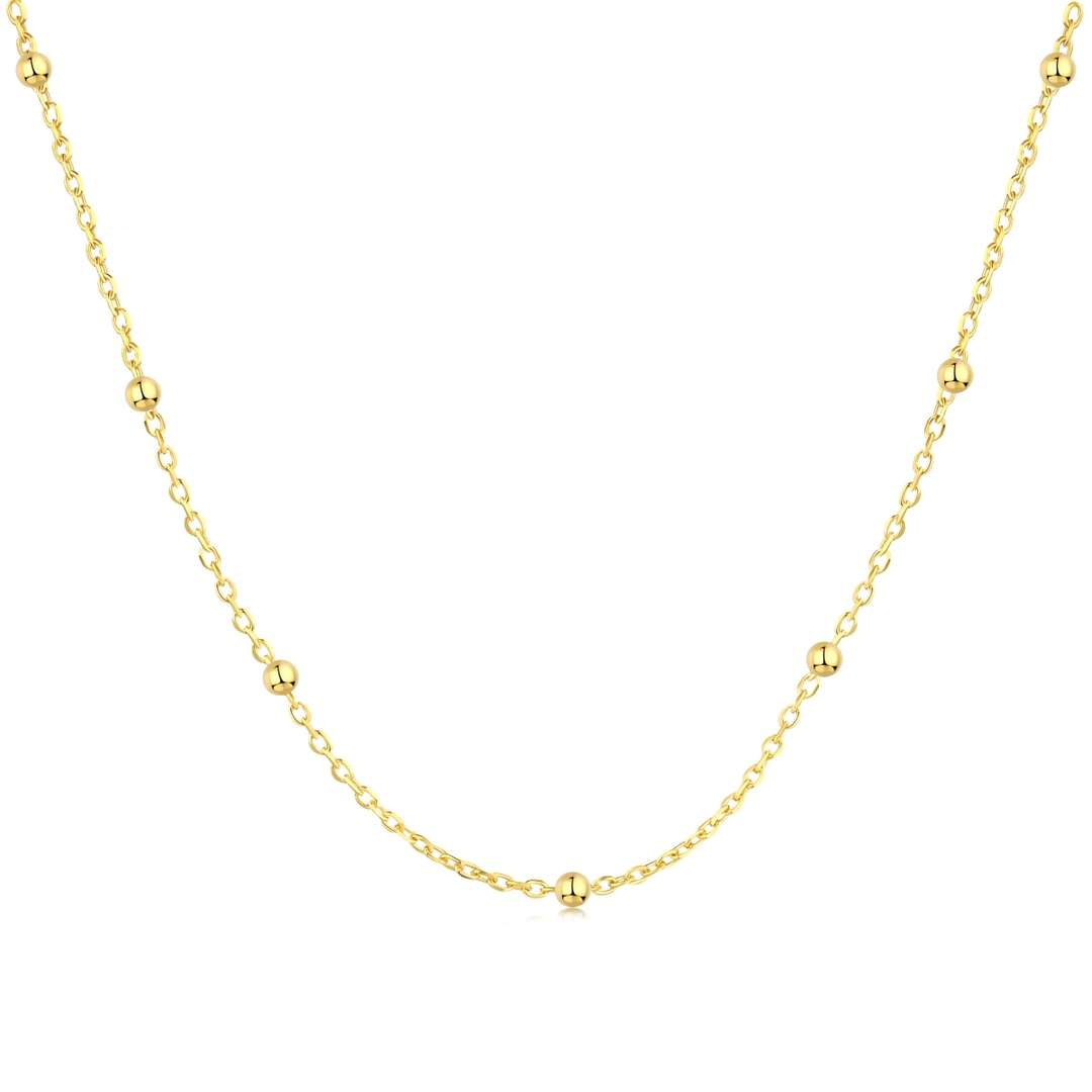 [AuraEcho]Small Bead Clavicle Chain Simple Necklace