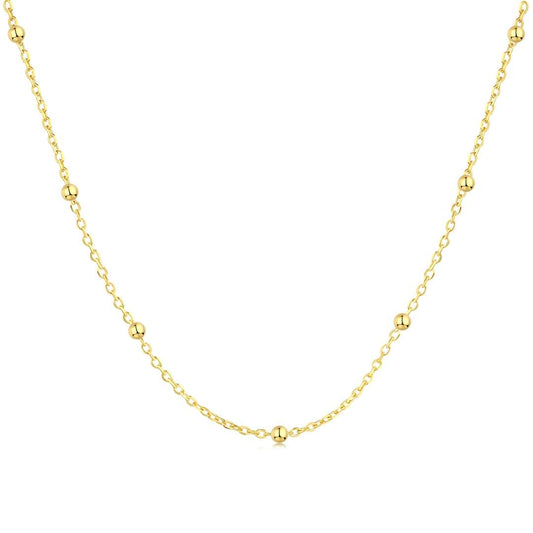 [AuraEcho]Small Bead Clavicle Chain Simple Necklace