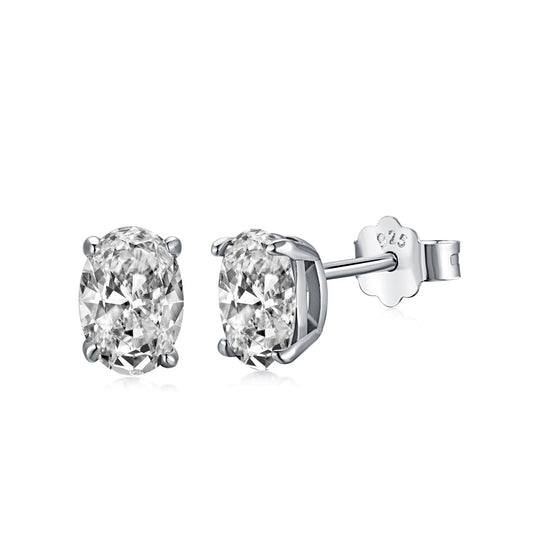 [AuraEcho]Oval Classic Dignified Elegant Earrings