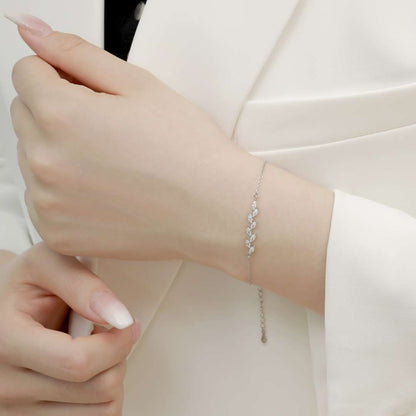 [AuraEcho]Elegant Wheat Leaves Shape Bracelet