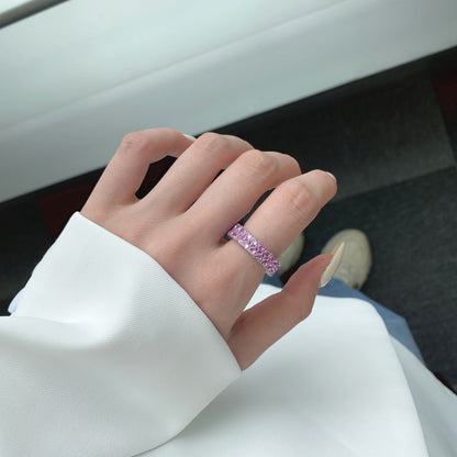 [AuraEcho]Sparkling Full Heart Ring