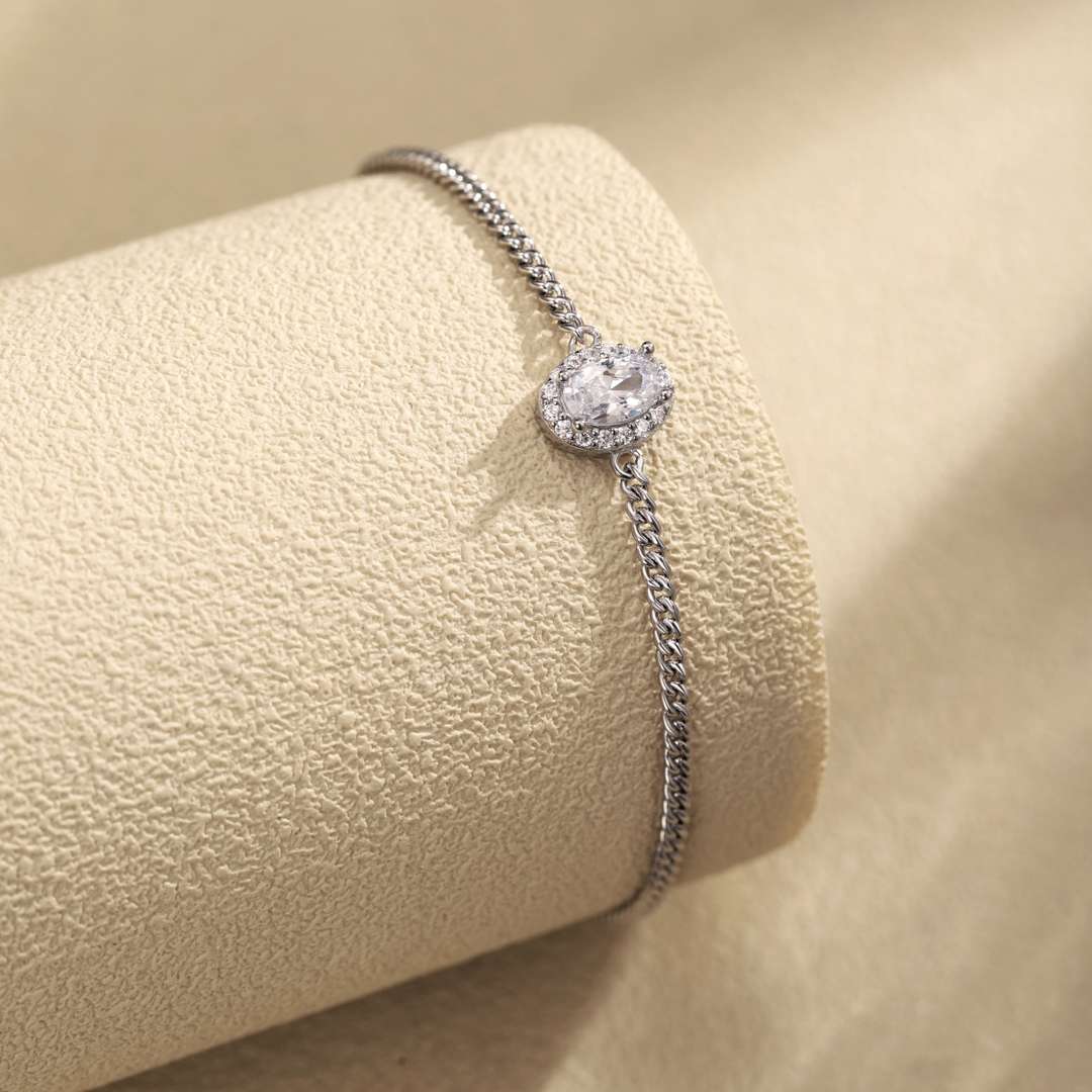 [AuraEcho]Exquisite Oval Shape Bracelet