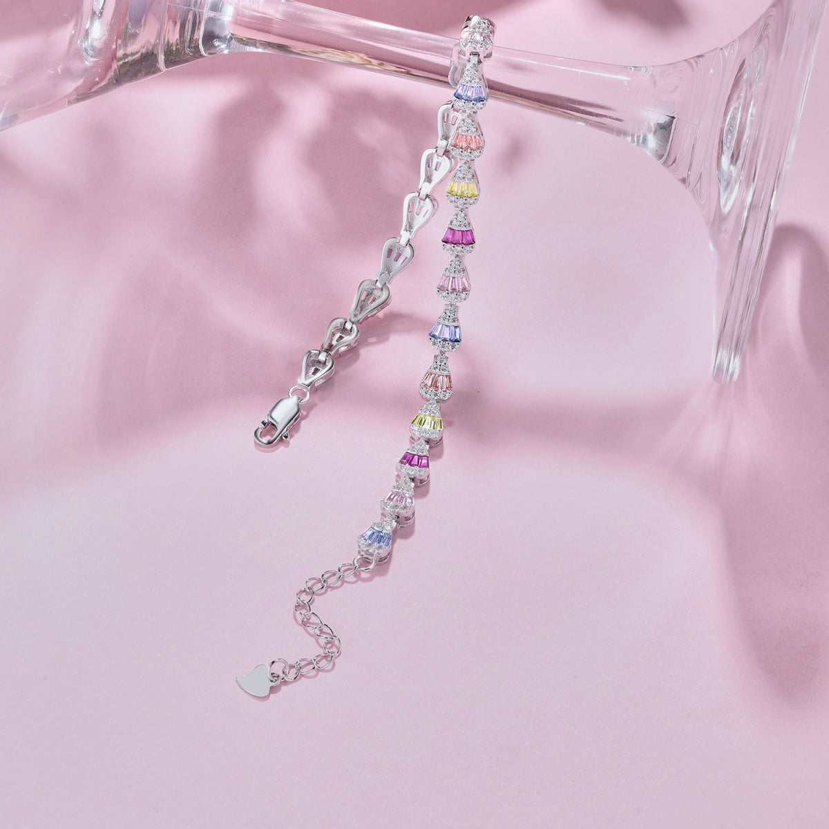 [AuraEcho]Radiant Water Drop Shape Daily Bracelet