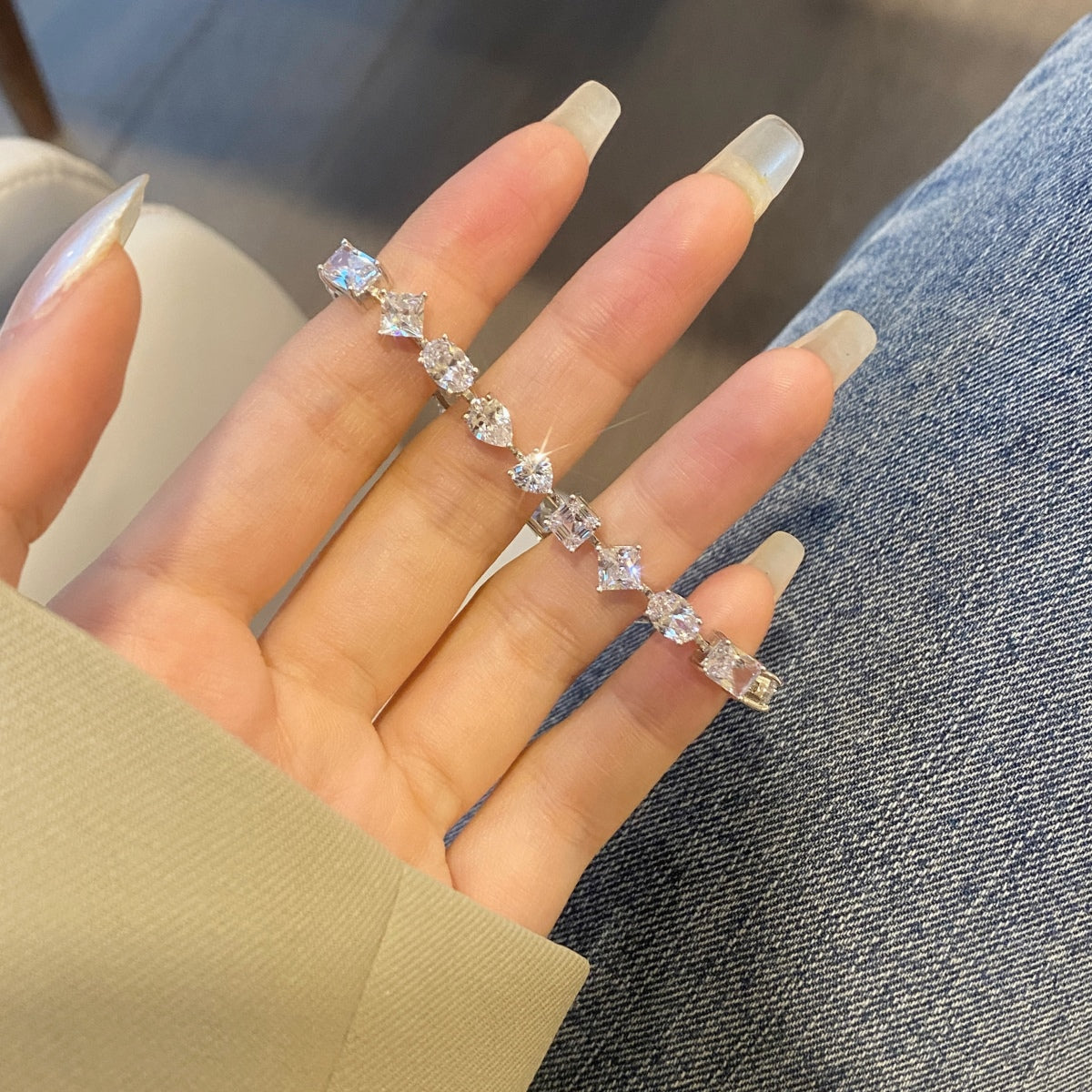 [AuraEcho]Unique Exquisite Multi Cut Daily Bracelet