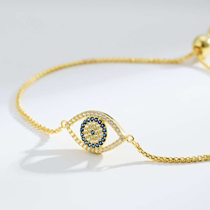 [AuraEcho]Dazzling Eye Shape Necklace