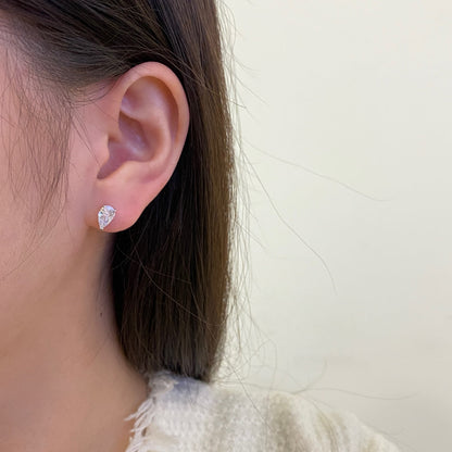 [AuraEcho]Ornate Water Drop Shape Earrings