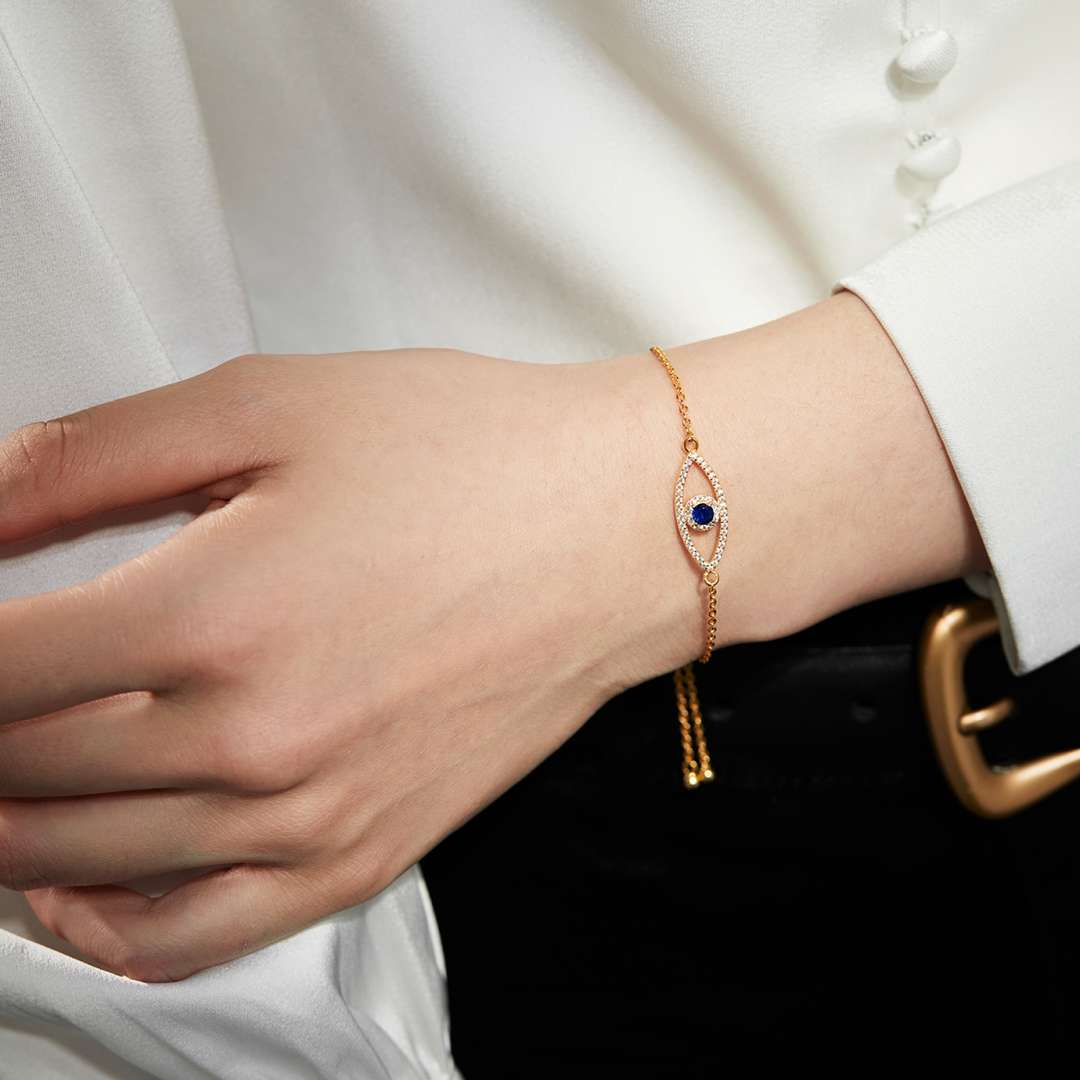 [AuraEcho]Devil's Eye Hollow Design Bracelet