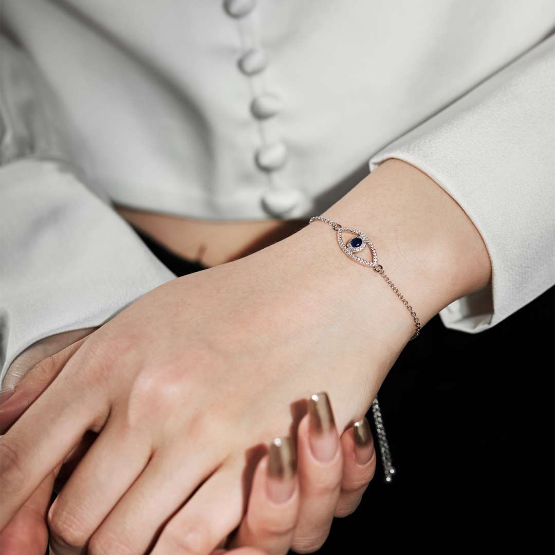[AuraEcho]Devil's Eye Hollow Design Bracelet