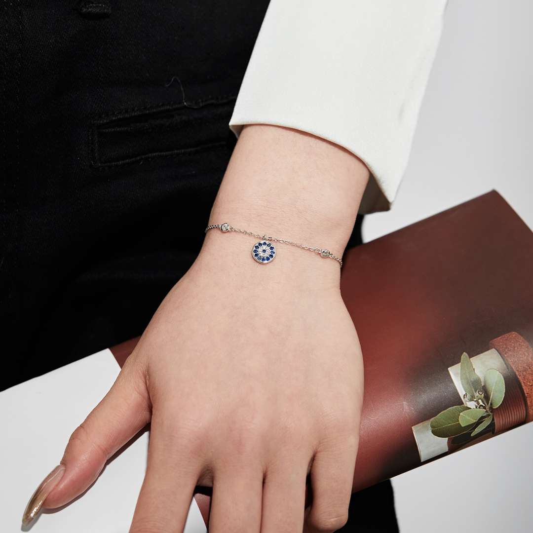 [AuraEcho]Devil's Eye Round Shape Bracelet