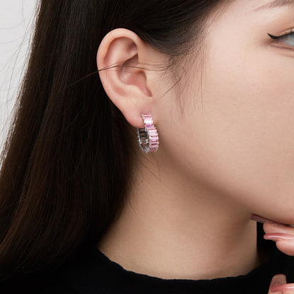 [AuraEcho]Radiant Heart Cutout Earrings