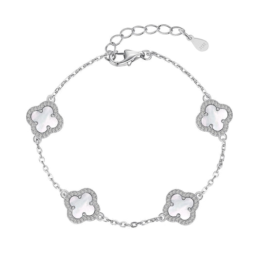 [AuraEcho]Four-Leaf Clover Exquisite Bracelet