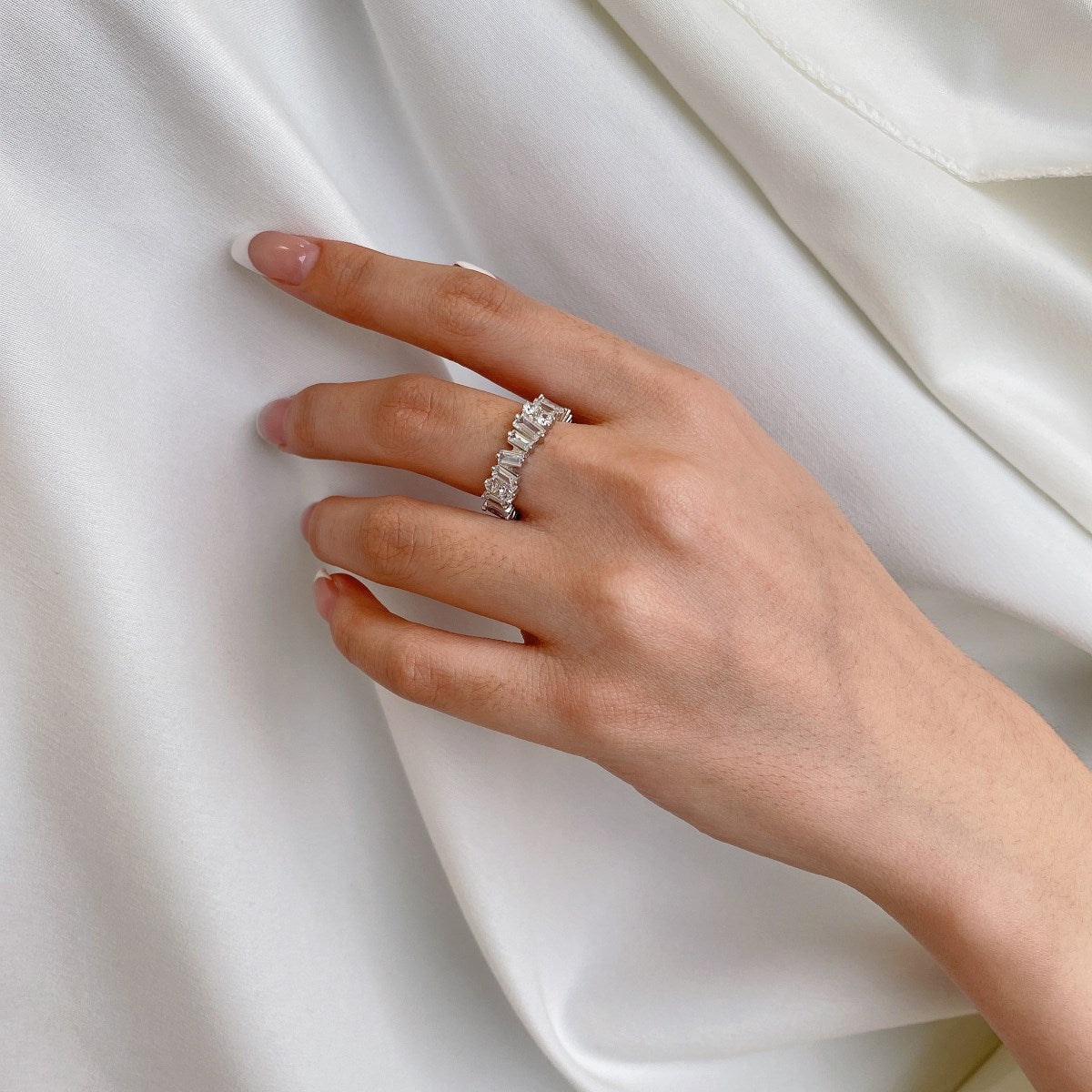 [AuraEcho]Delicate Multi Shape Tennis Ring