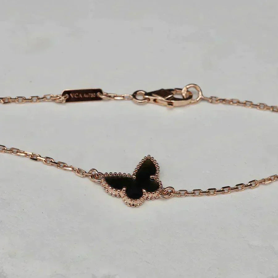 [AuraEcho]BUTTERFLY ONYX  BUTTERFLY BRACELET